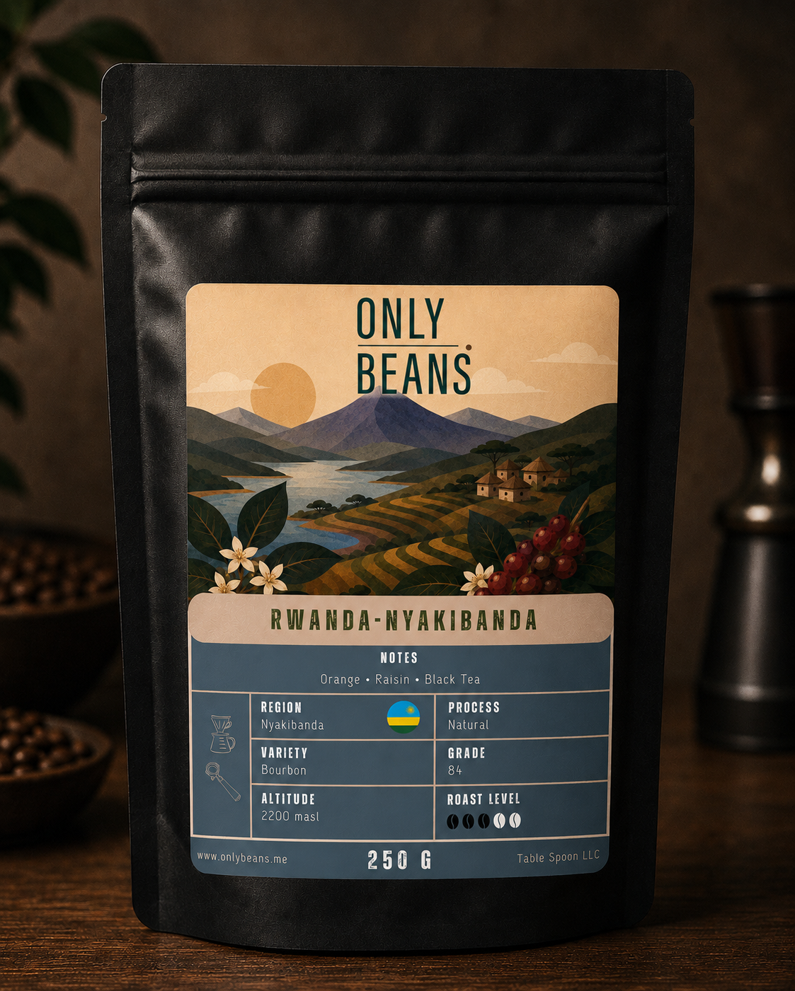 Nyakibanda specialty coffee bag from Rwanda